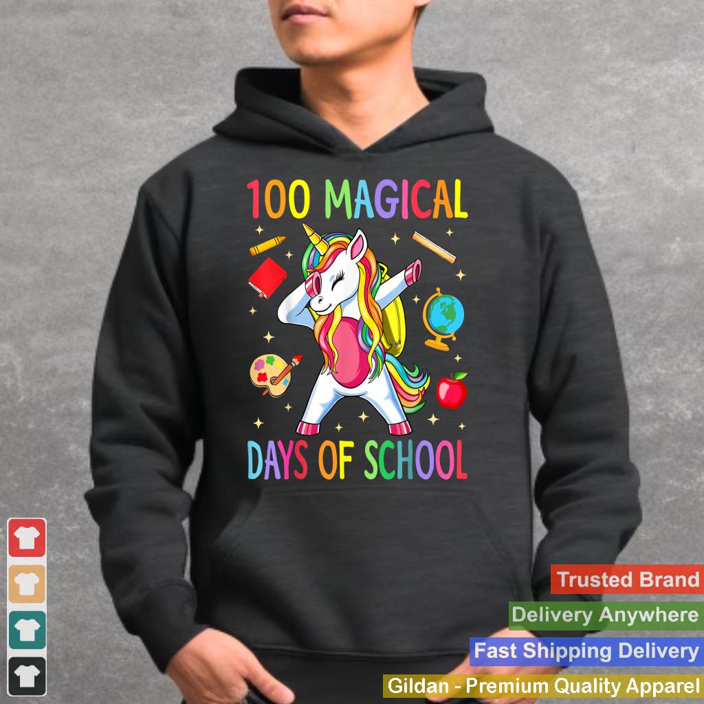 100th Day of School Unicorn 100 Magical Days Teacher Girls