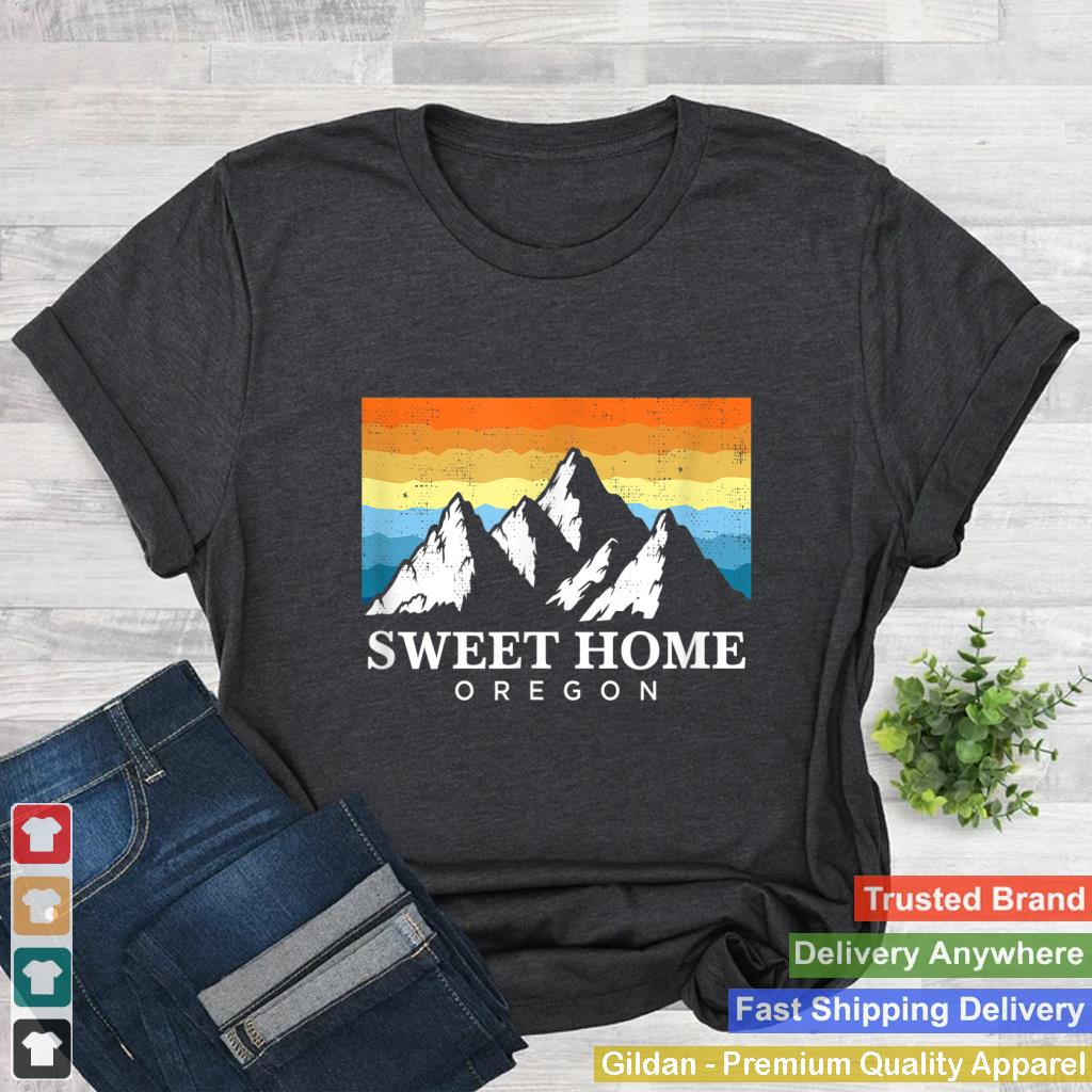 Vintage Sweet Home, Oregon Mountain Hiking Souvenir Print