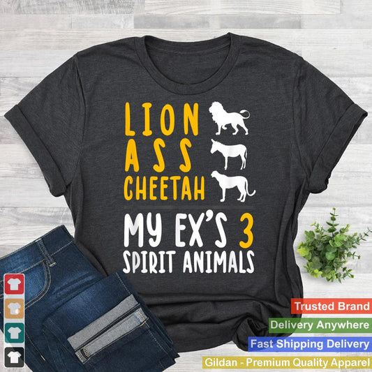 Lion Ass Cheetah Funny Recently Divorced Break Up Gift