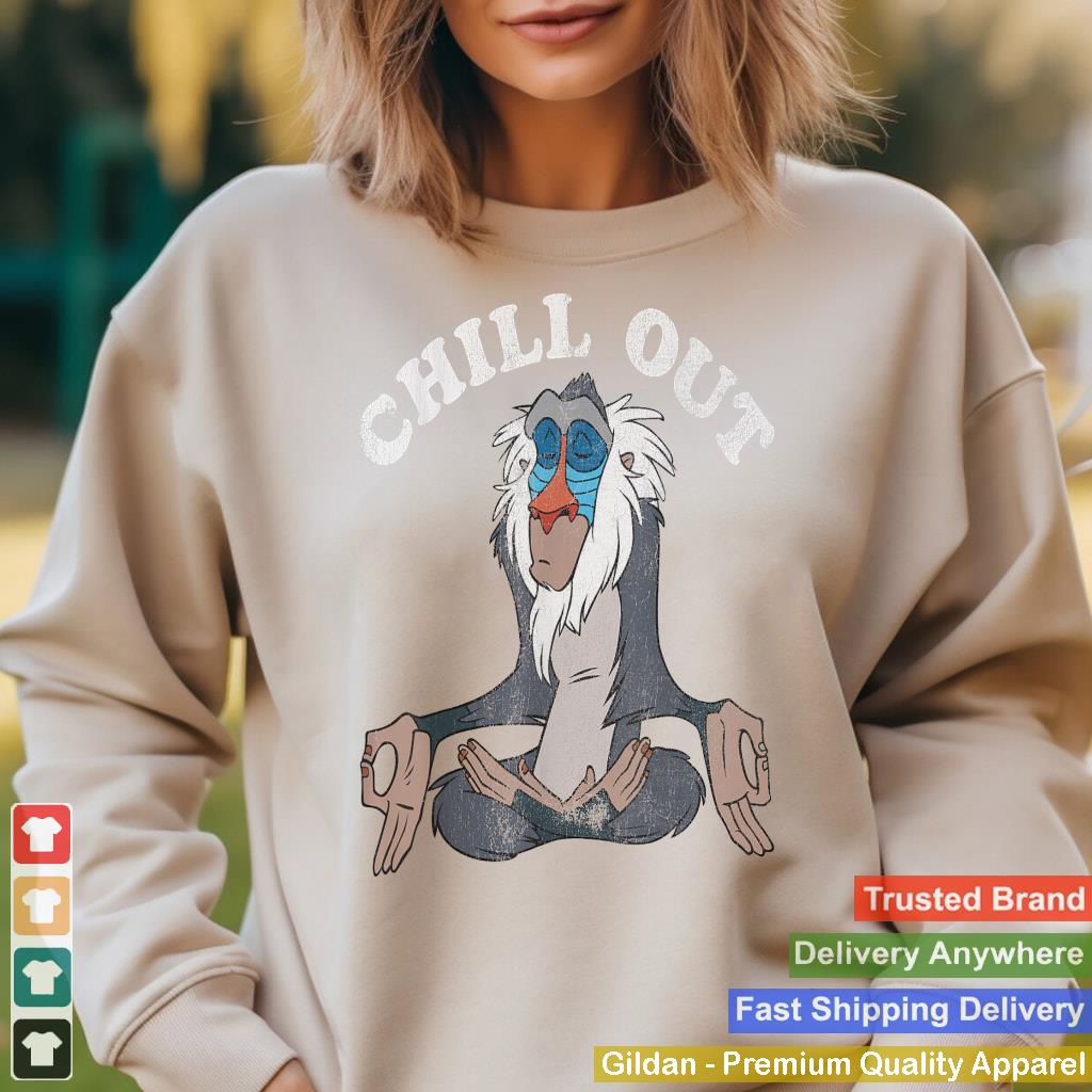 Disney Lion King Rafiki Chill Out Meditation Graphic