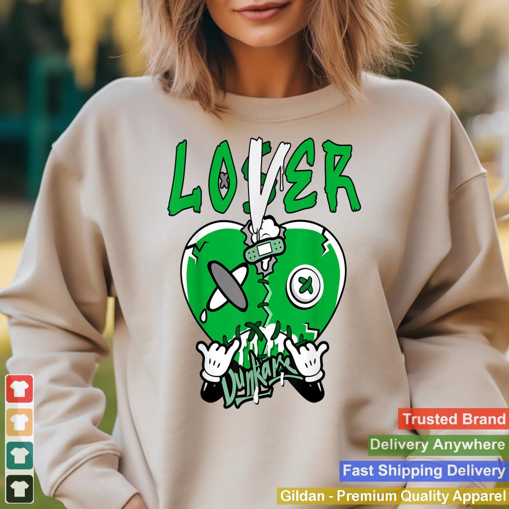 Loser Lover Drip Heart Dunkare Lucky Green 5S Matching