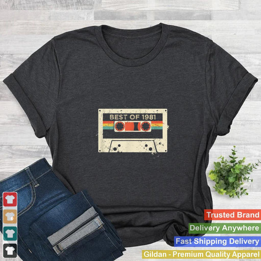 1981 Vintage 40th Birthday T Shirt