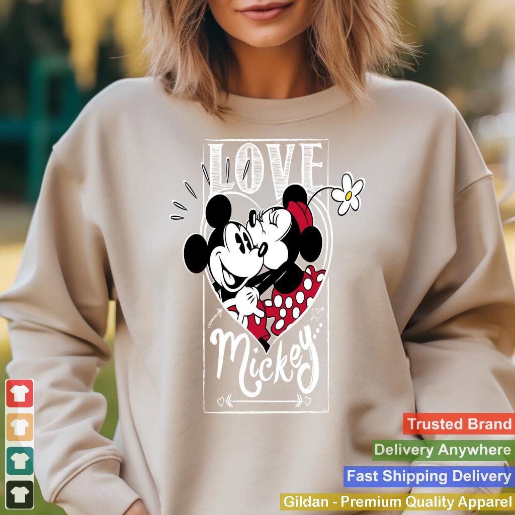 Disney Mickey & Minnie Mouse Love Mickeyu2026 Valentineu2019s Day Sweatshirt