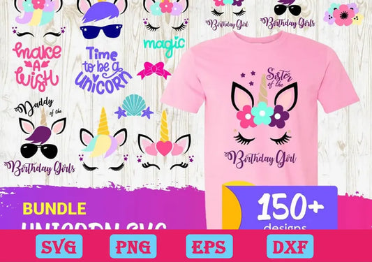 150+ Unicorn Bundle Svg