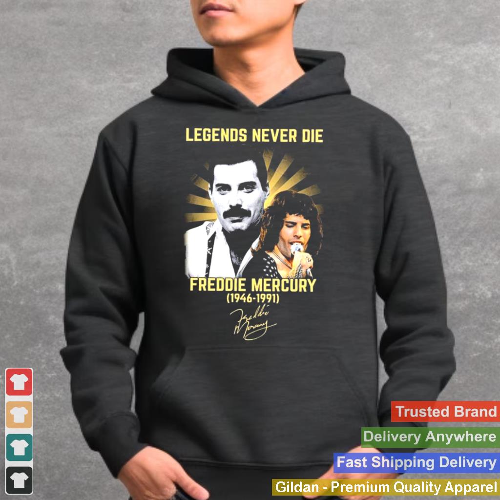 2021 Legends never DIe Freddie Mercury 1946 1991 signature shirt