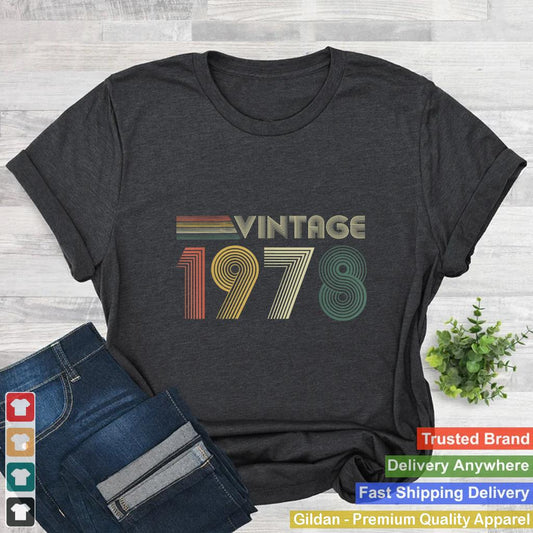 Vintage 1978, 1978 Birthday, 1978