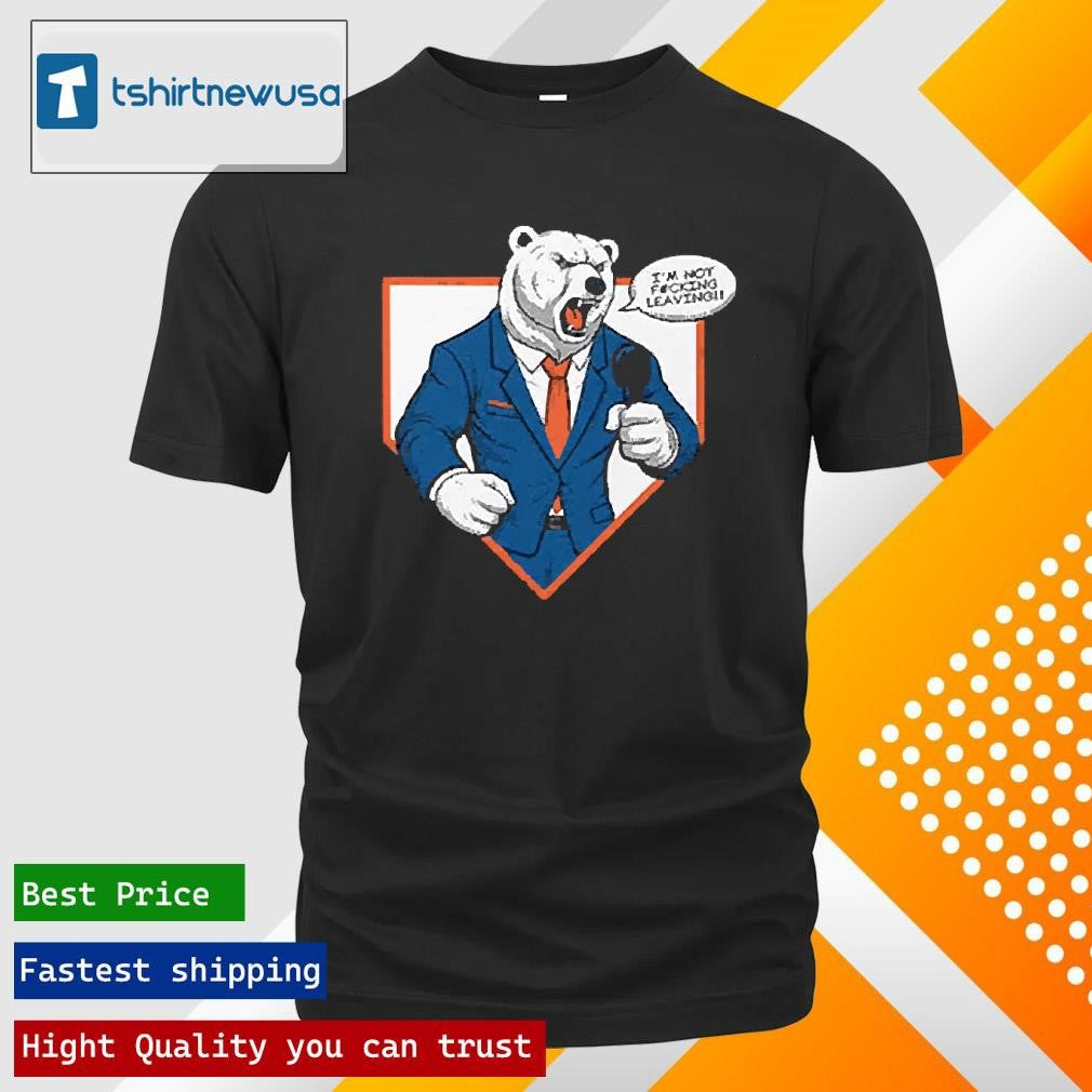 Top Pete Alonso NY Mets Polar Bear I’m Not Fucking Leaving 2025 T Shirt