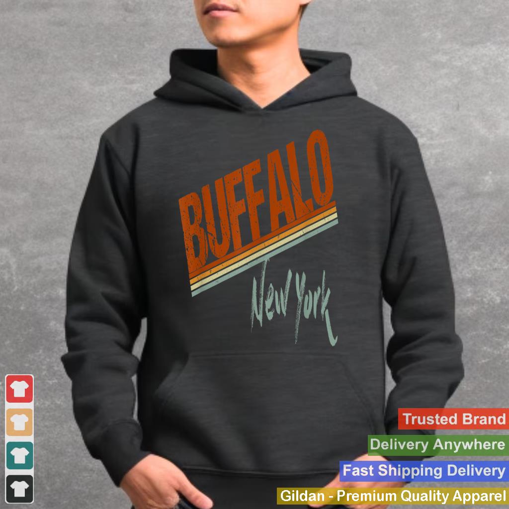 Retro Distressed Buffalo NY