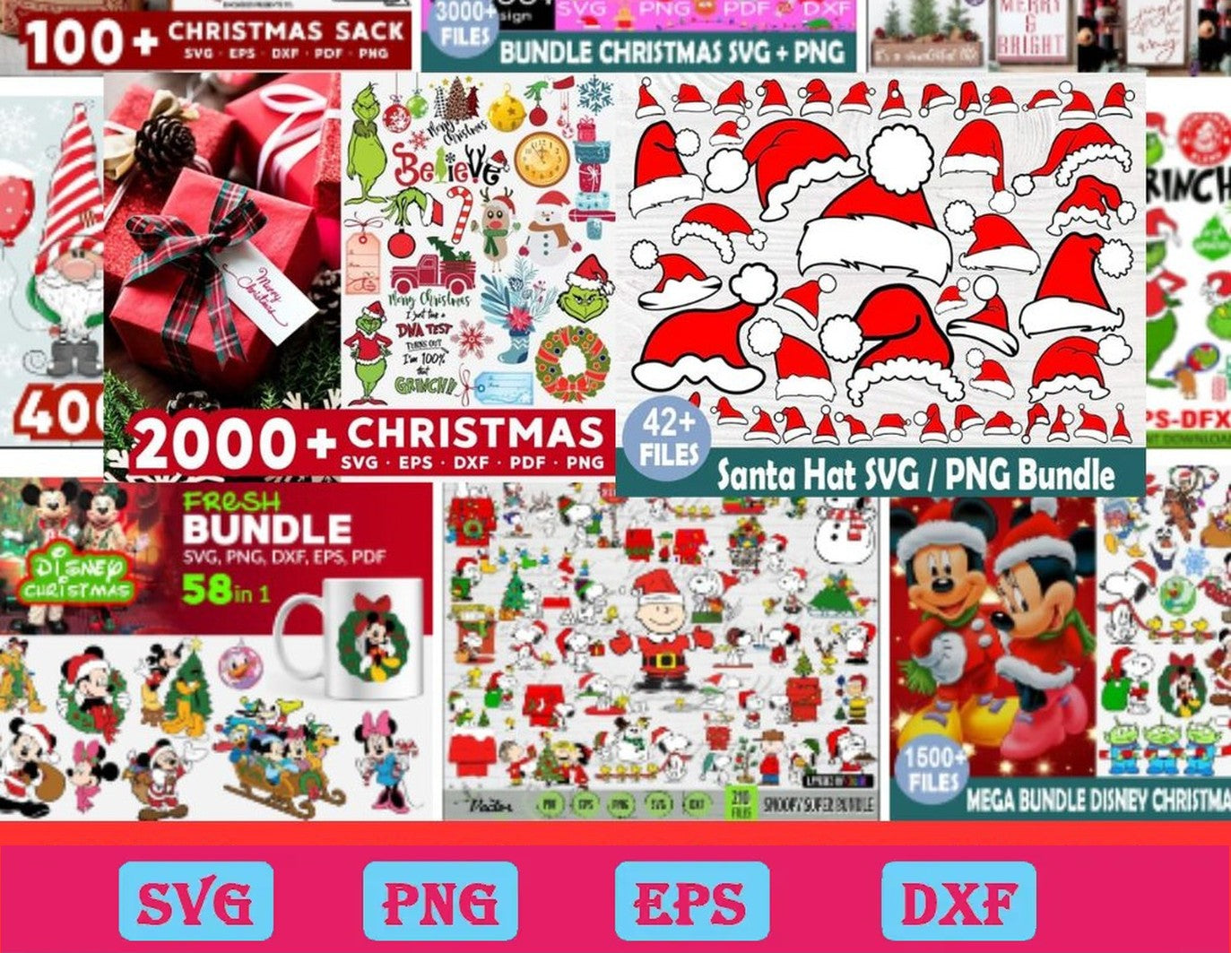 19900 Files Christmas SVG Bundle