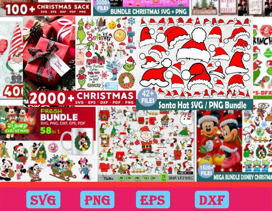 19900 Files Christmas SVG Bundle