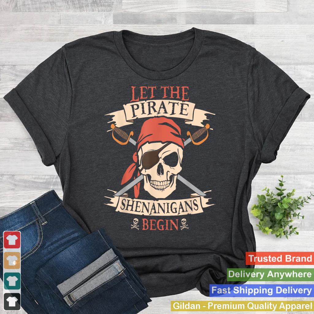 Let The Pirate Shenanigans Begin Halloween Skull Bandana Boy