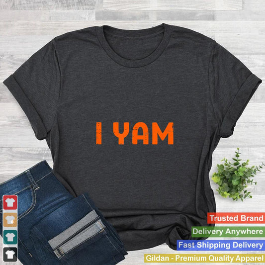 I Yam Funny Matching Couples Halloween Thanksgiving Him Her T Shirt 2