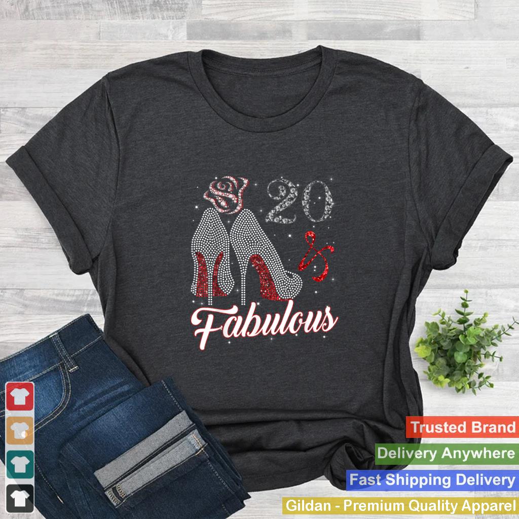 20 And Fabulous 2001 20th Birthday Gift Tee For Womens T Shirt