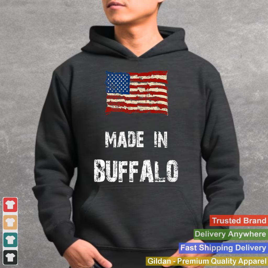 Made in Buffalo Patriotic Shirt - I Love Buffalo Tee