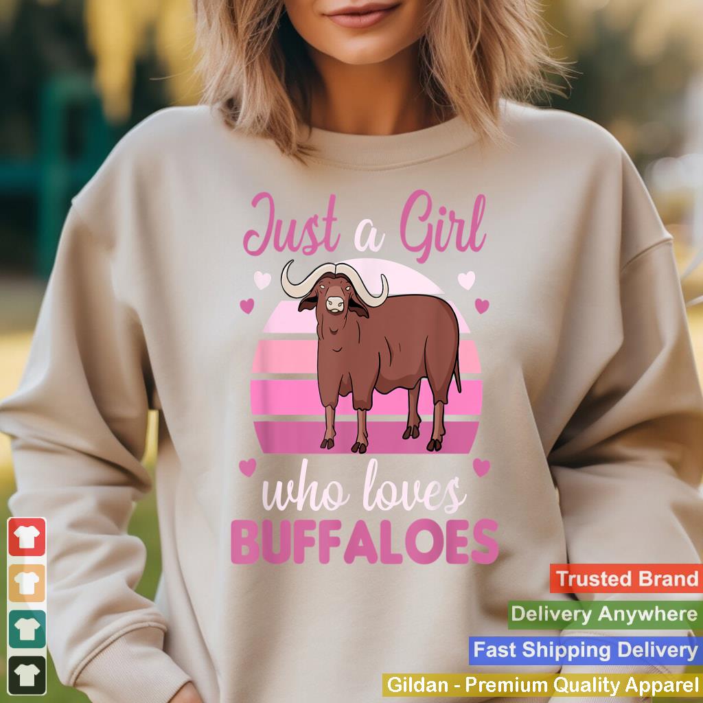 Just A Girl Who Loves Buffaloes - Cute Buffalo