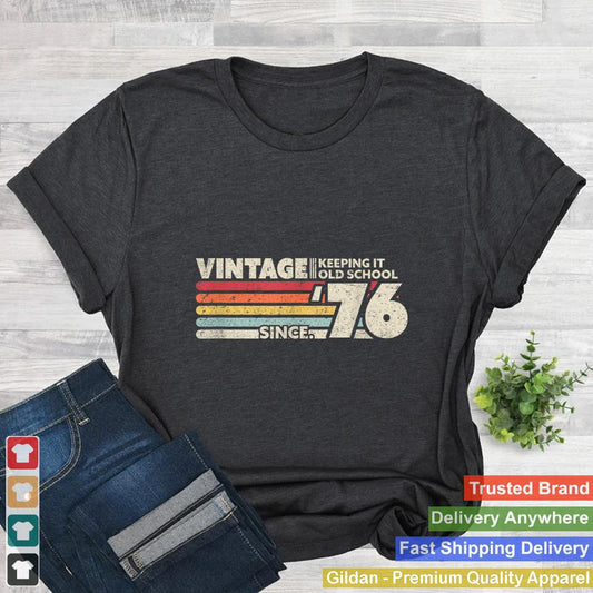 1976 Birthday Vintage, Retro Vintage