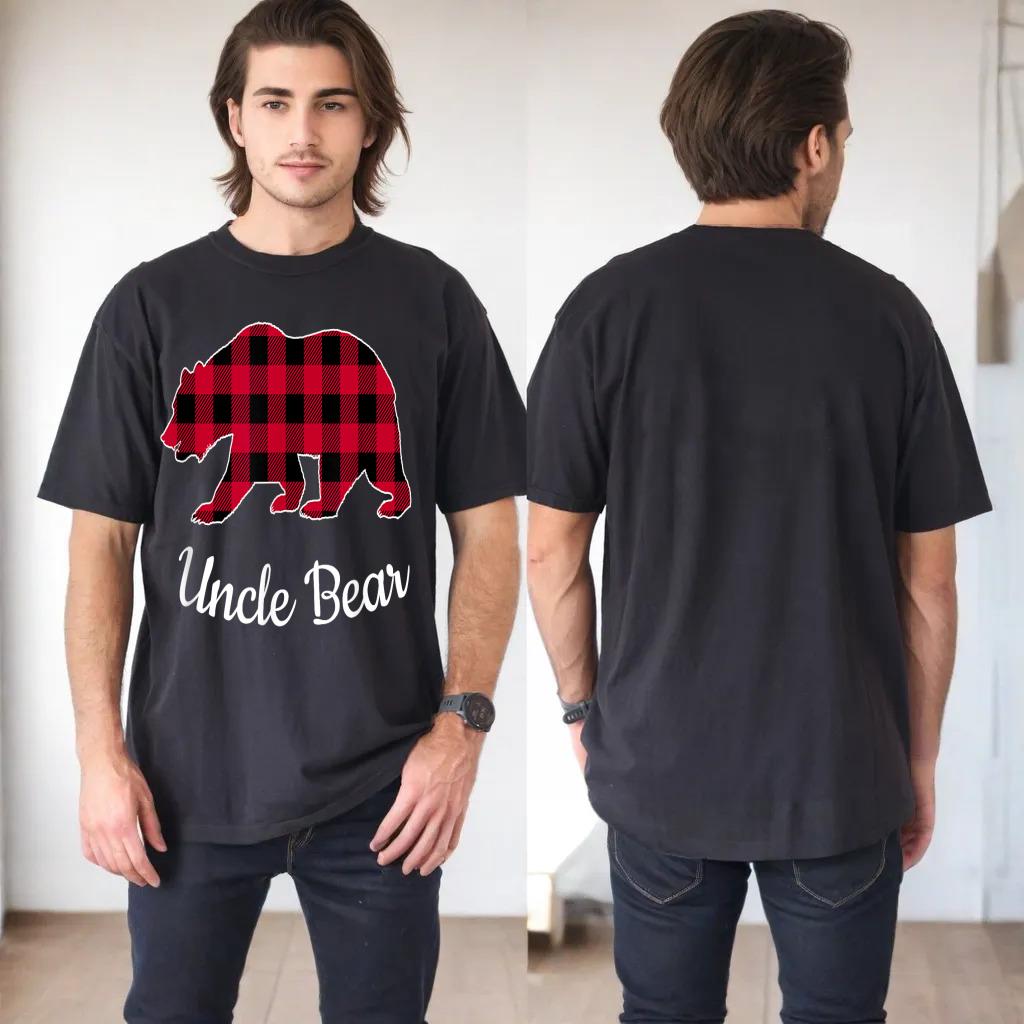 Uncle Bear Pajama Red Buffalo Plaid