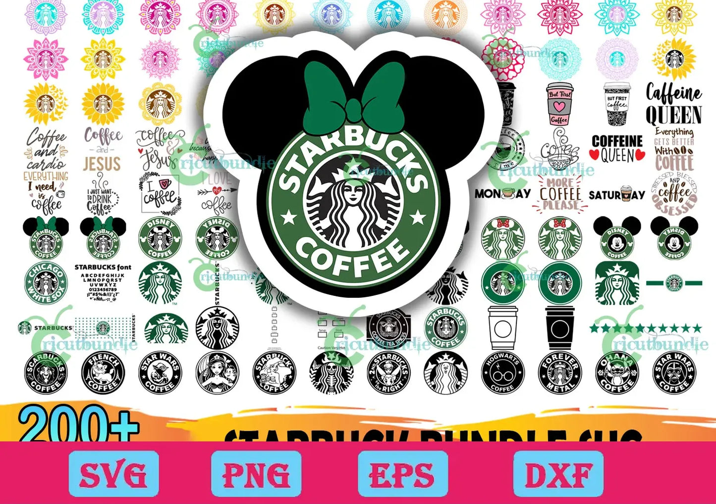 200+ Starbucks Bundle Svg