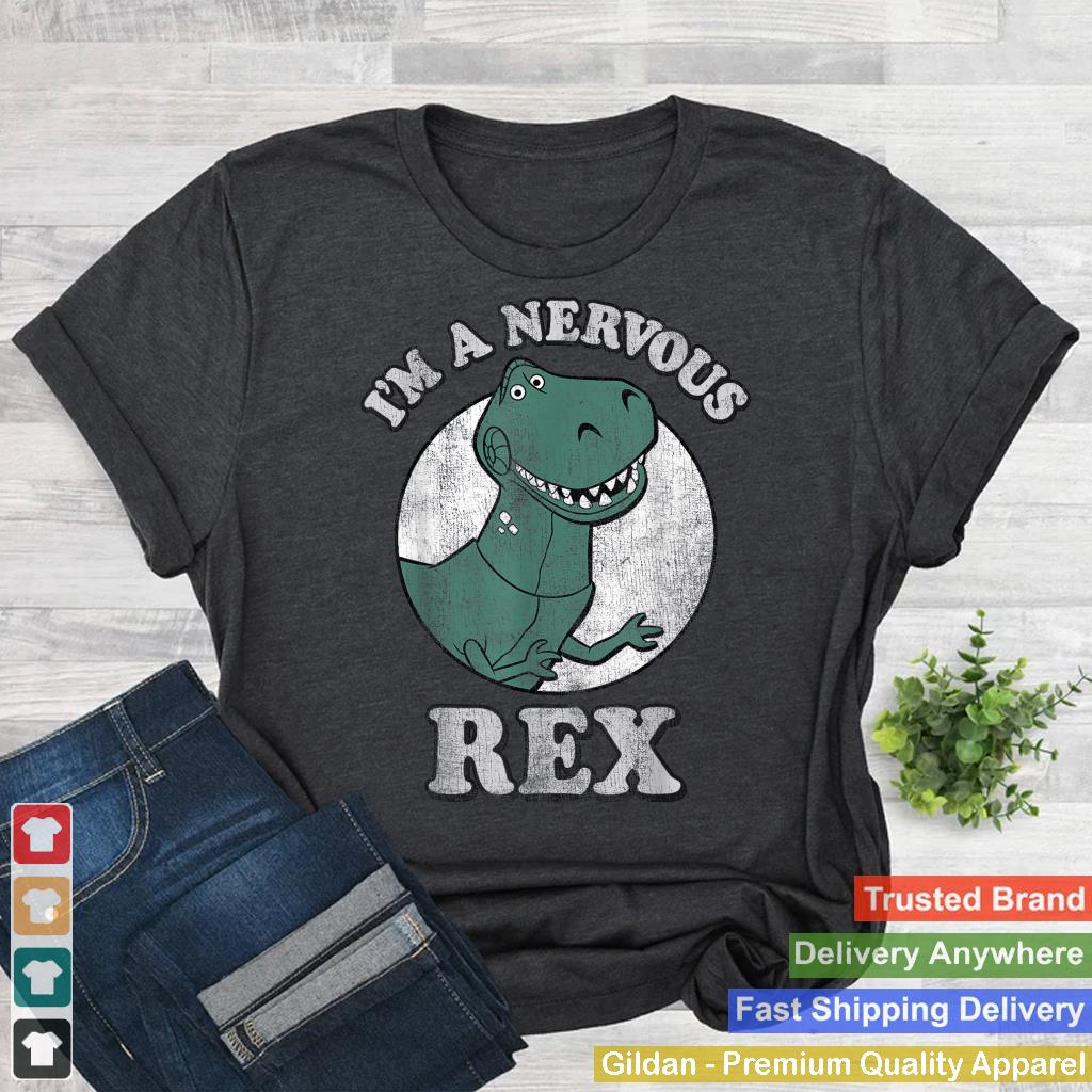 Disney Pixar Toy Story I'm A Nervous Rex Dinosaur