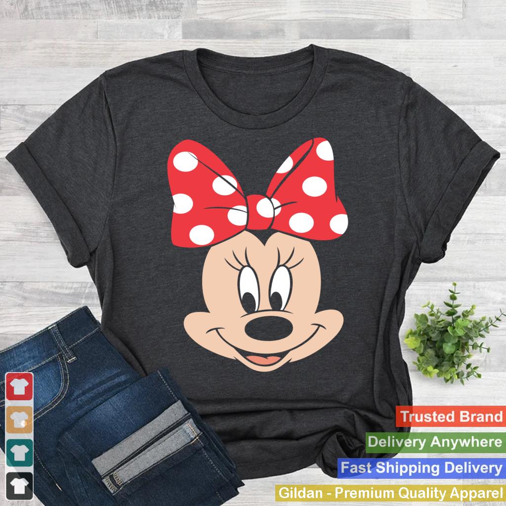 Disney Minnie Mouse Polka Dot Bow Big Face Sweatshirt