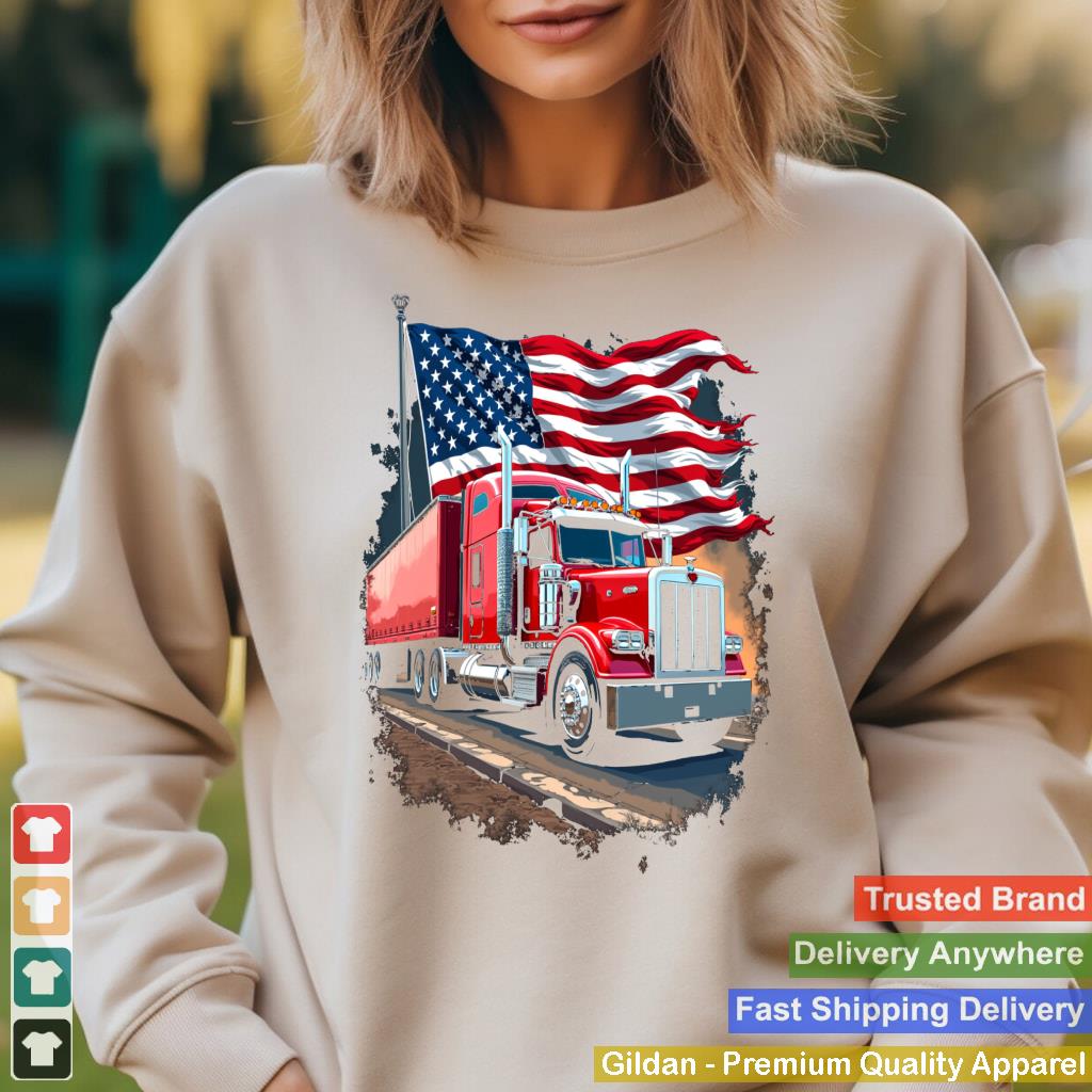 Patriotic Semi-Truck