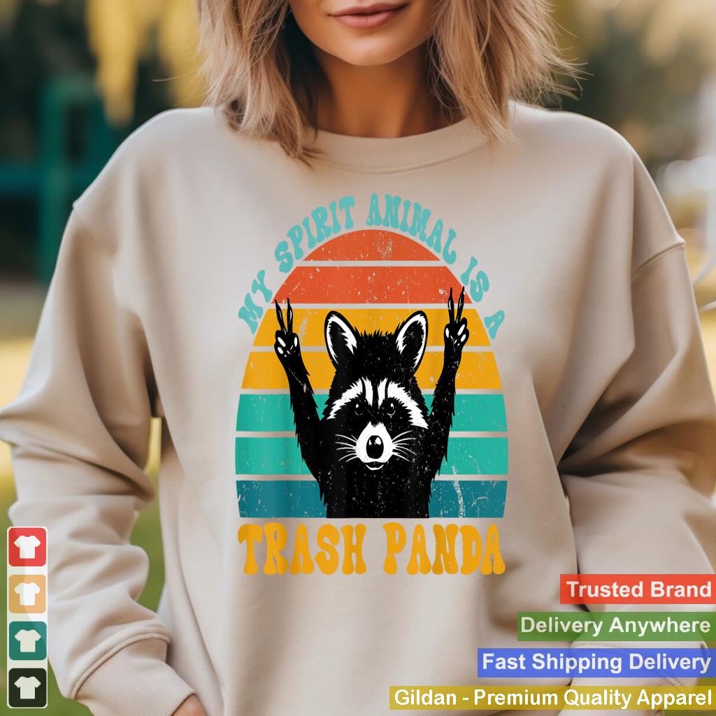 My Spirit Animal Is A Trash Panda Funny Raccoon Gift