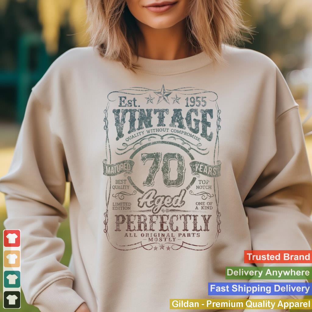 Vintage 1955 Limited Edition Shirt 70 year old 70th Birthday