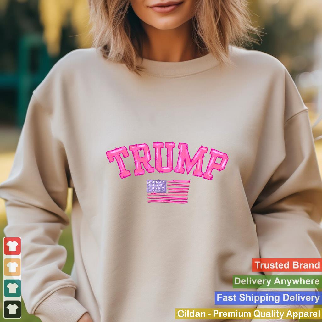 Cute Trump Flag Doodle For Women Girls