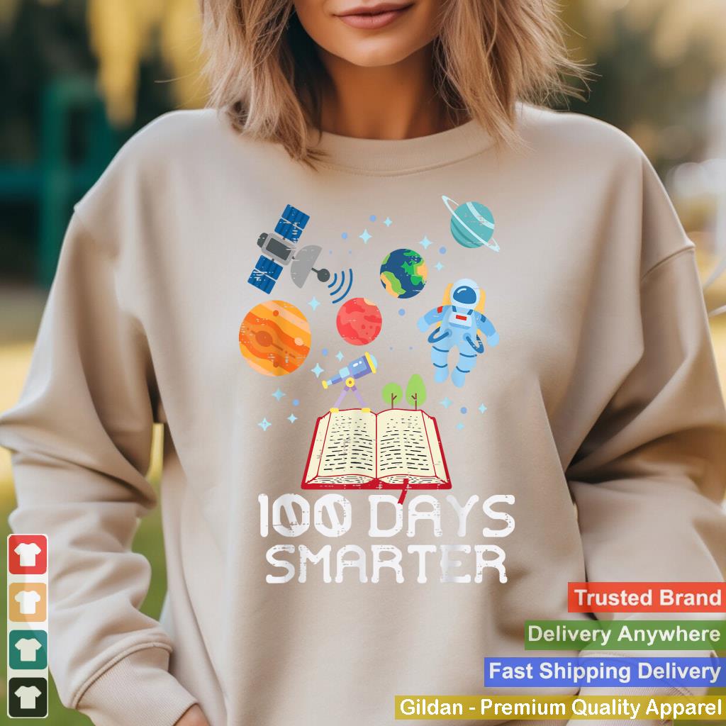 100 Days Smarter Space Astronaut 100th Day School Boys Kids