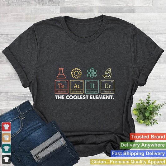 Vintage The Coolest Element Periodic Table Chemist Teacher