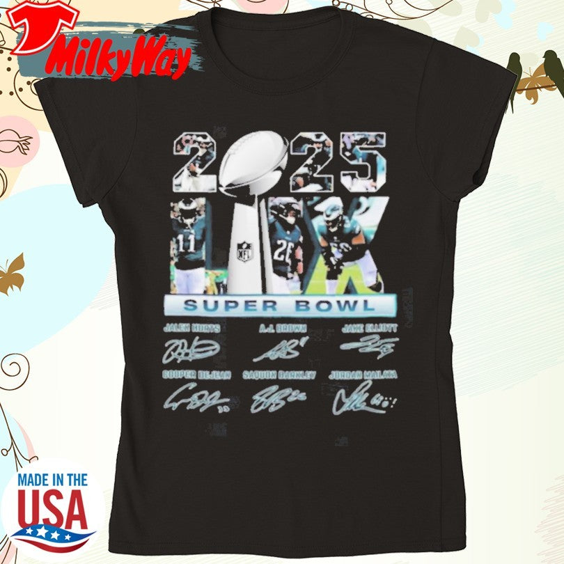 Official Philadelphia Eagles 2025 Super Bowl LIX Championship Shirt