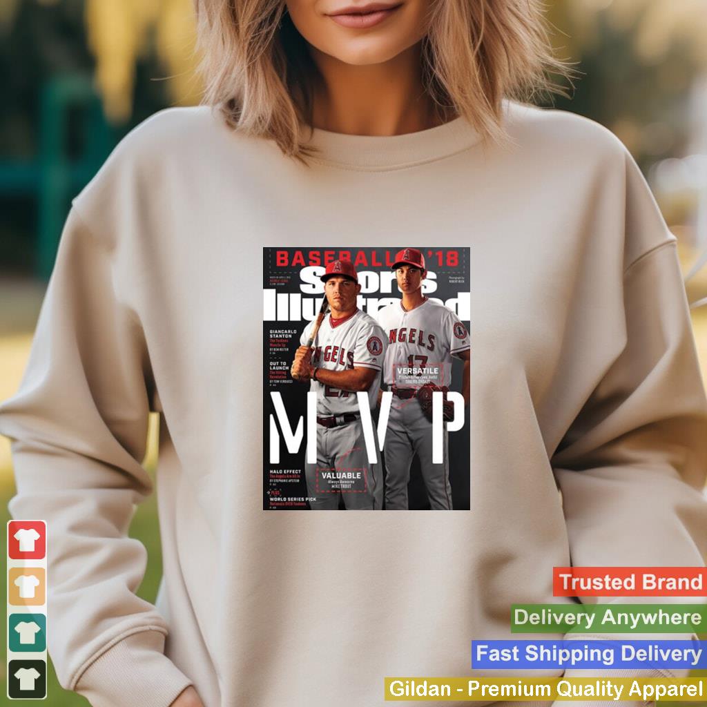 2021 Mike Trout Shohei Ohtani Sports Illustrated MVP shirt