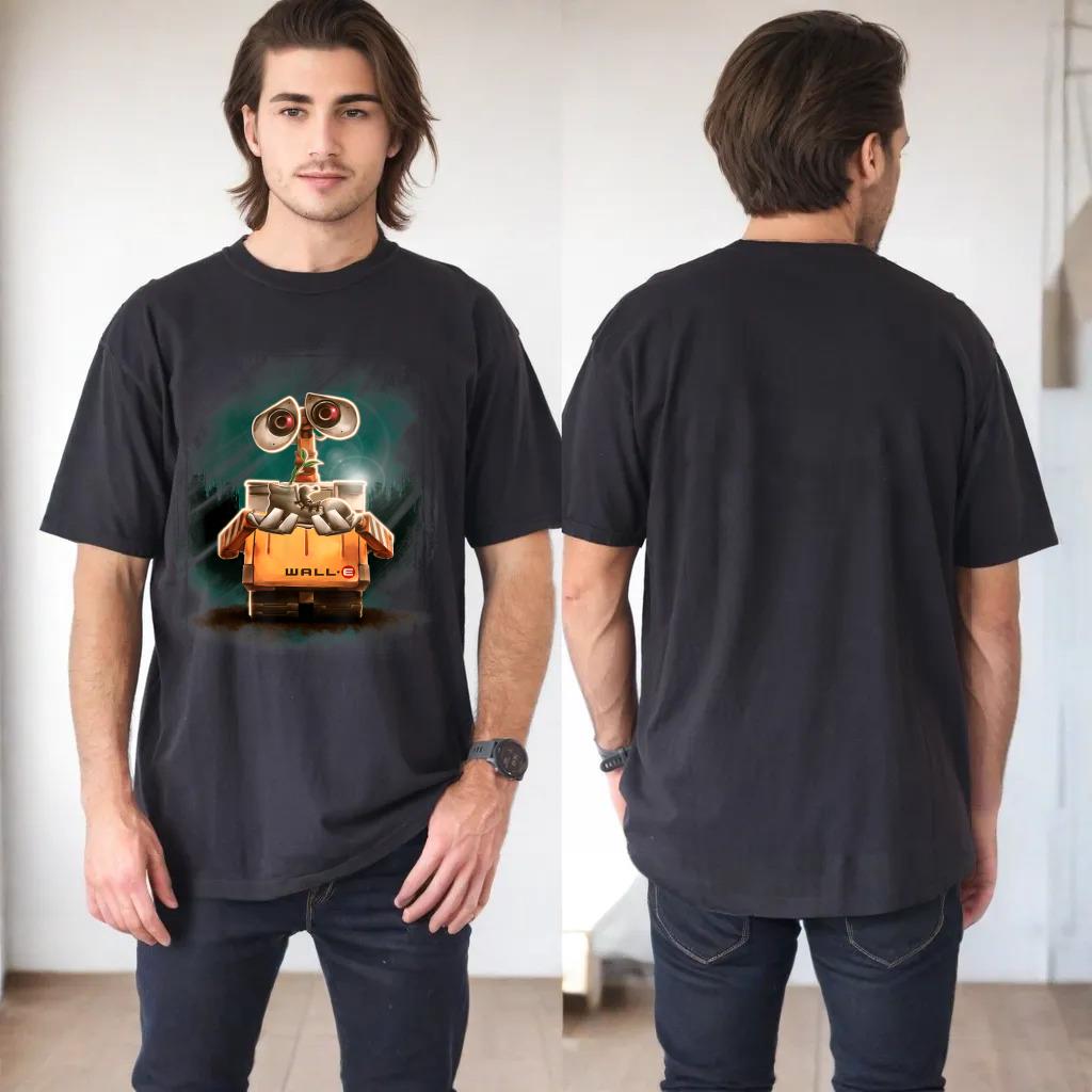 Disney Pixar Wall-E Plant Shoe Night Graphic T-Shirt