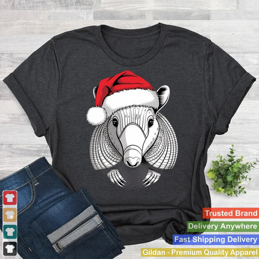 Joyful Armadillo Santa on Armadillo Christmas