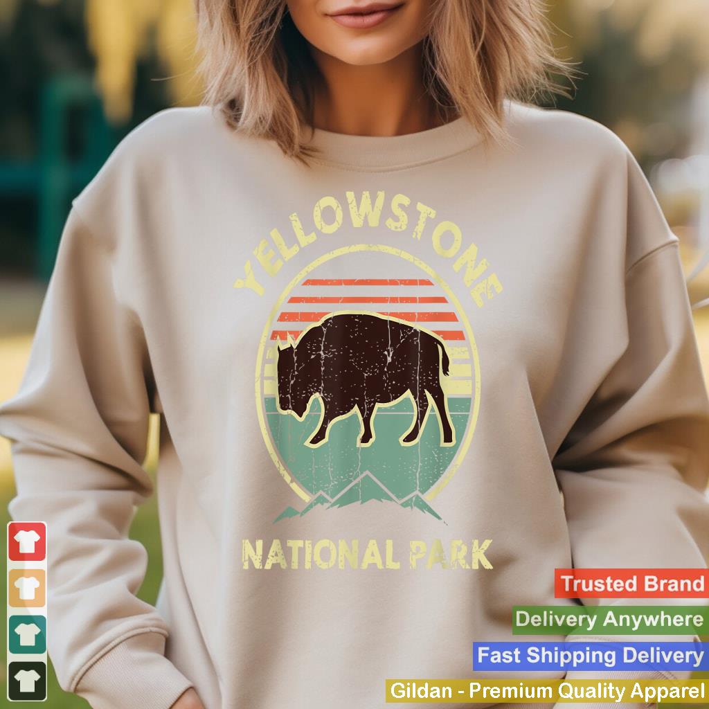 Yellowstone National Park Buffalo Vintage