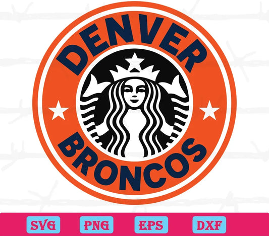 Denver Broncos Starbucks Logo, Design Files