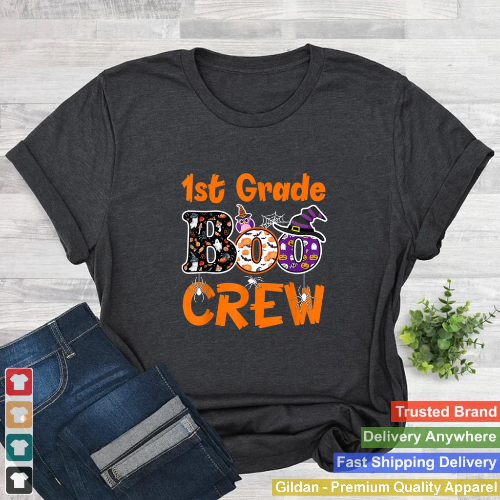 1st Grade Boo Crew Teacher Student Halloween Costume 2021 T Shirt 2