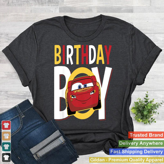 Disney Pixar Cars Birthday Boy Lightning McQueen Youth