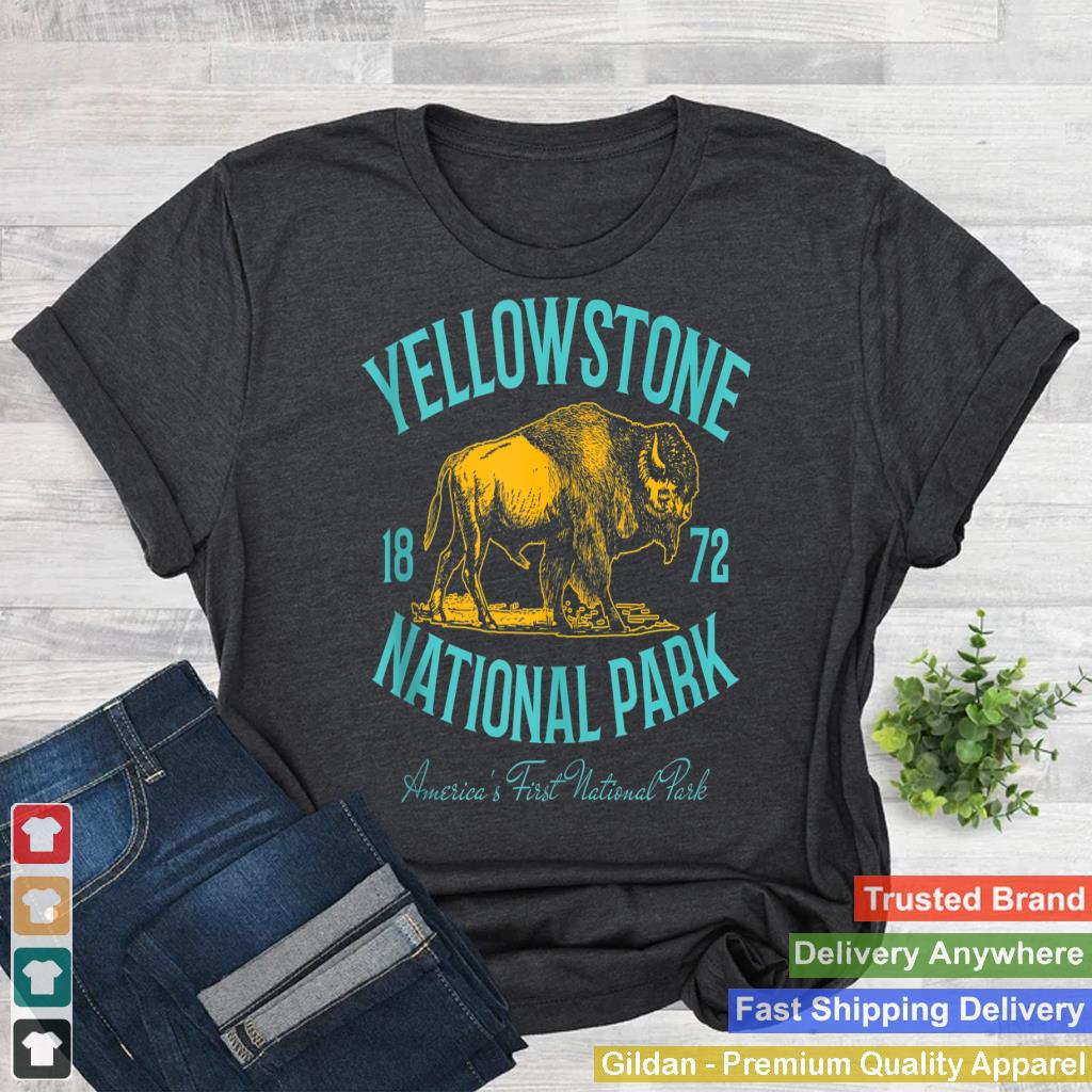 Yellowstone National Park American Bison Buffalo Tank Top