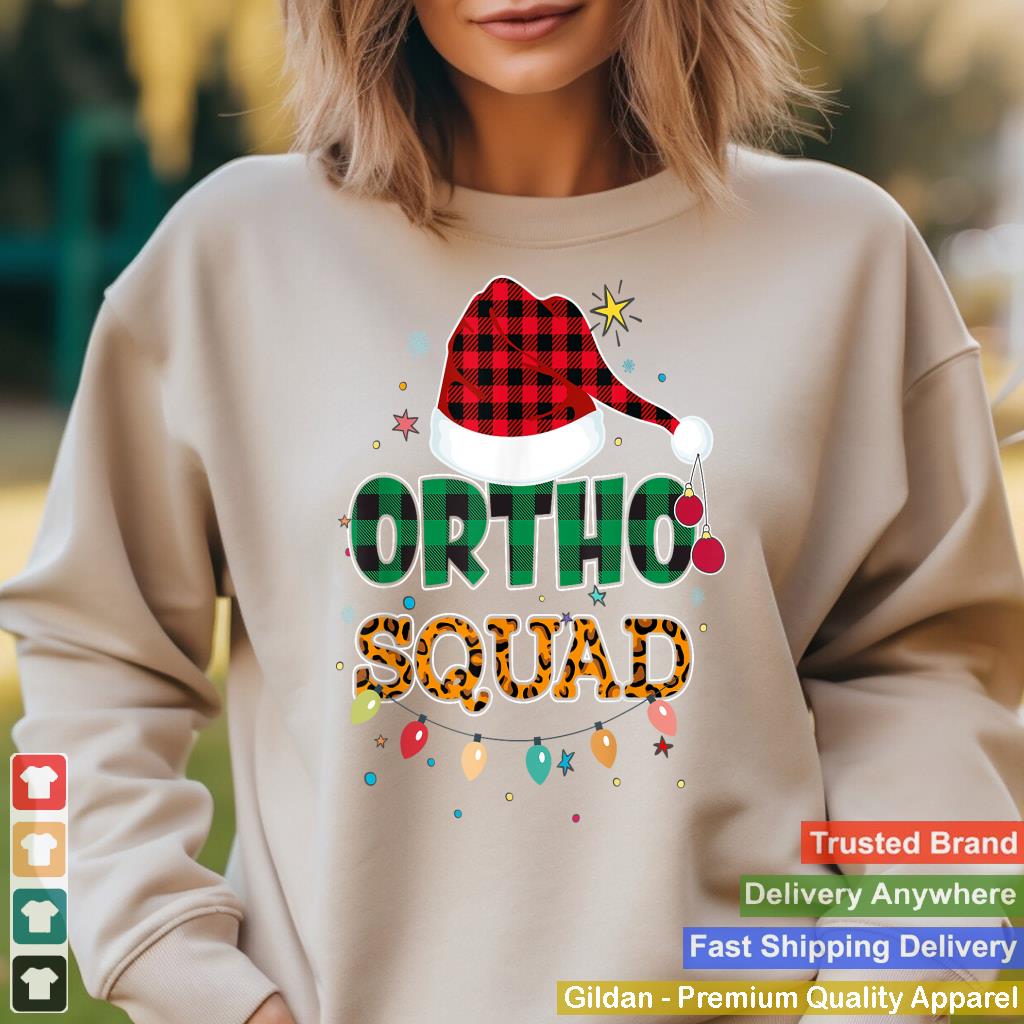 Ortho Squad Xmas Orthopaedic Nurse Matching Buffalo Leopard