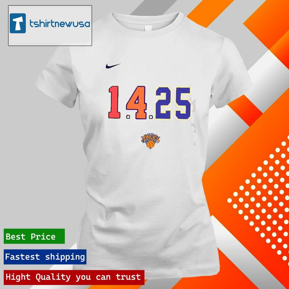 Top 1.4.25 Derrick Rose New York Knicks Night Nike Unisex 2025 T-Shirt