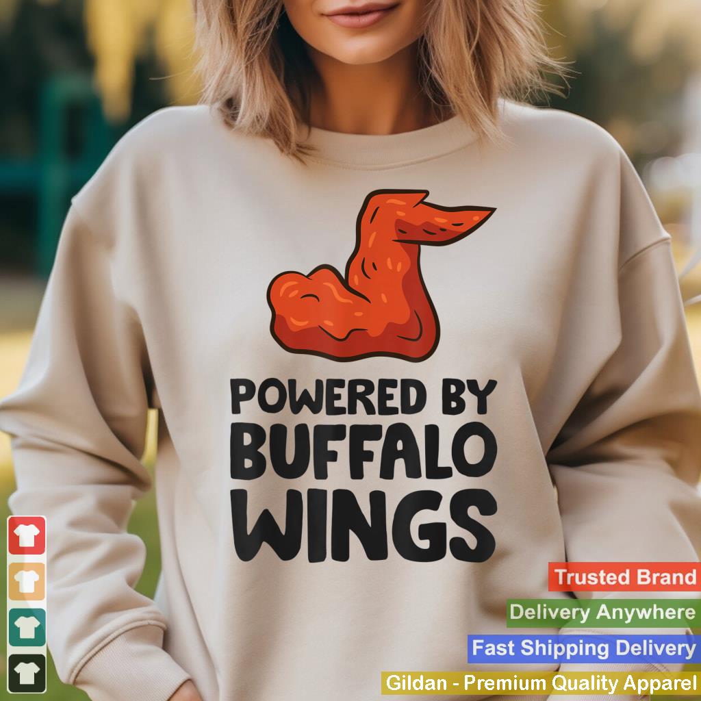 Powered By Buffalo Wings Fast Food Funny Buffalo Wings