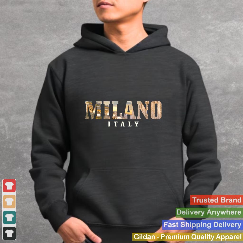 Milano Italia Skyline Italy Italian Souvenir Vintage Sweatshirt