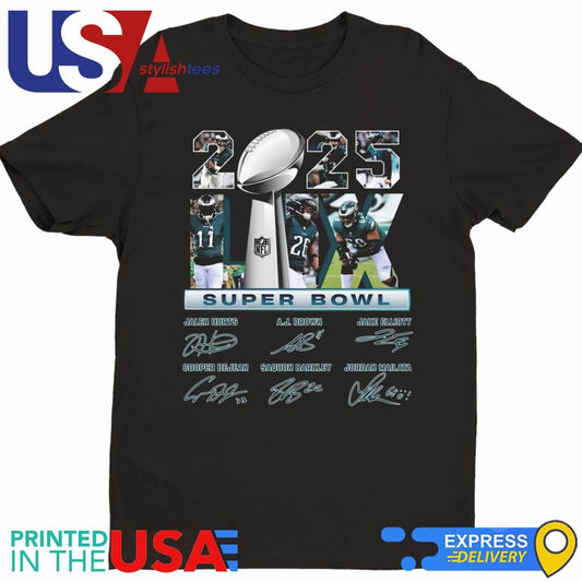 Philadelphia Eagles 2025 Super Bowl LIX Championship Shirt