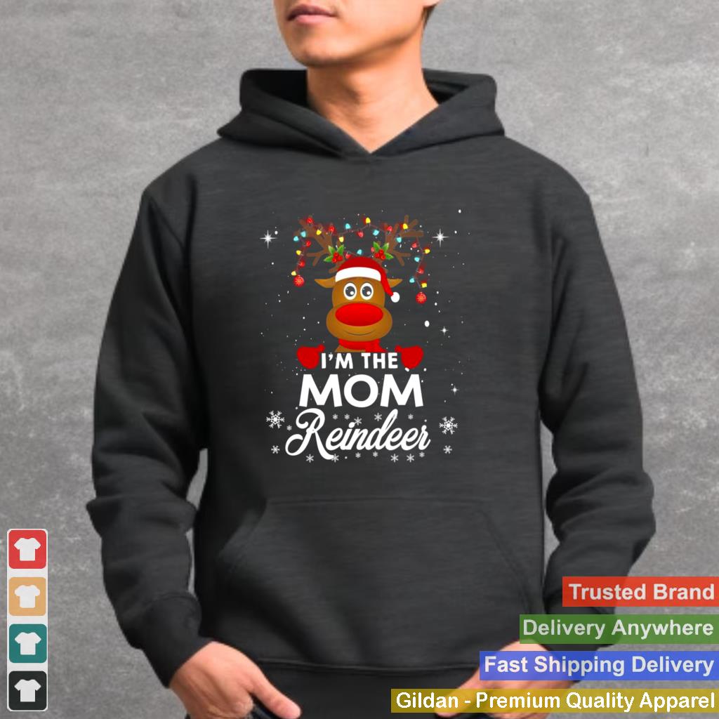 Im The Mom Reindeer Christmas Pajamas Family Xmas Shirt