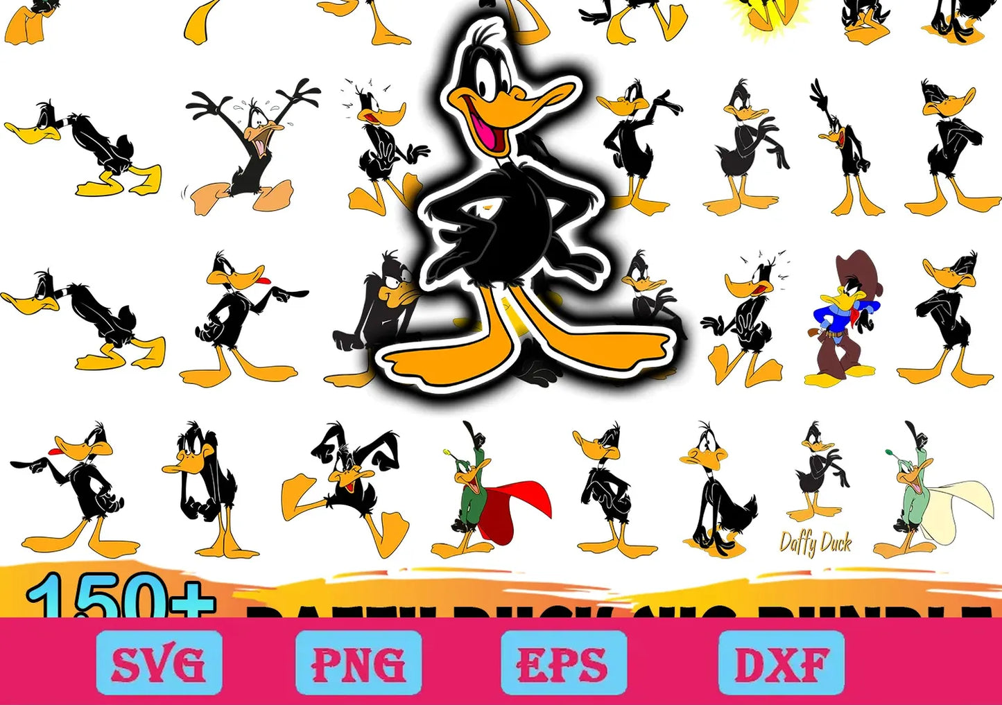 150+ Daffy Duck Svg Bundle