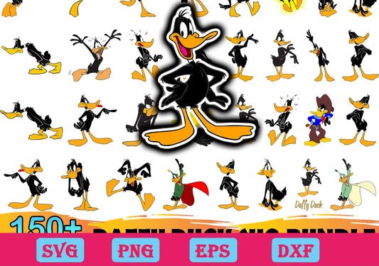 150+ Daffy Duck Svg Bundle