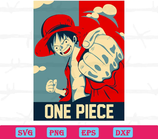 One Piece Monkey D. Luffy Anime, Downloadable Files