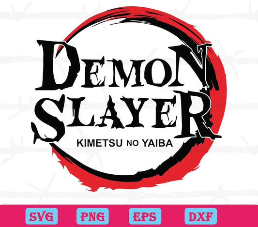 Demon Slayer Logo Svg