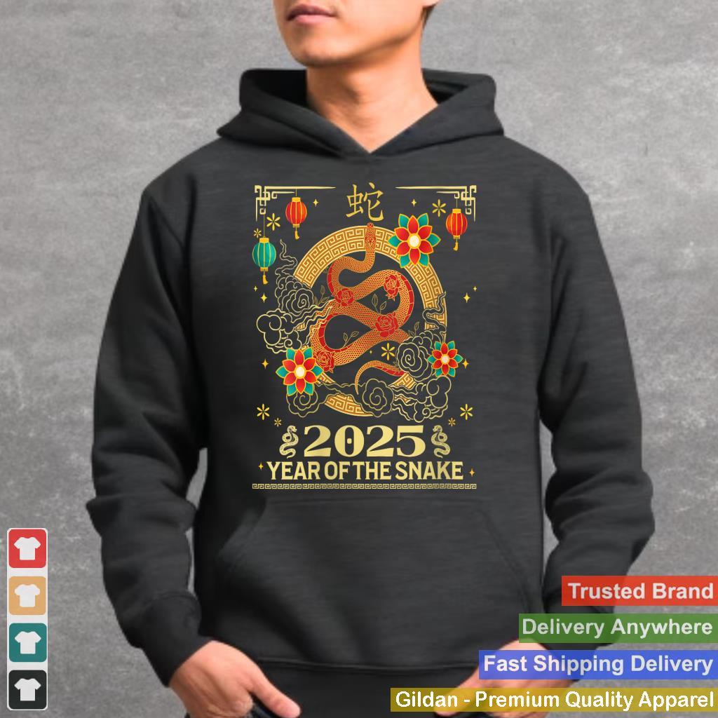 Womens Chinese New Year 2025 Zodiac Year of Snake For Kid Women Man V-Neck